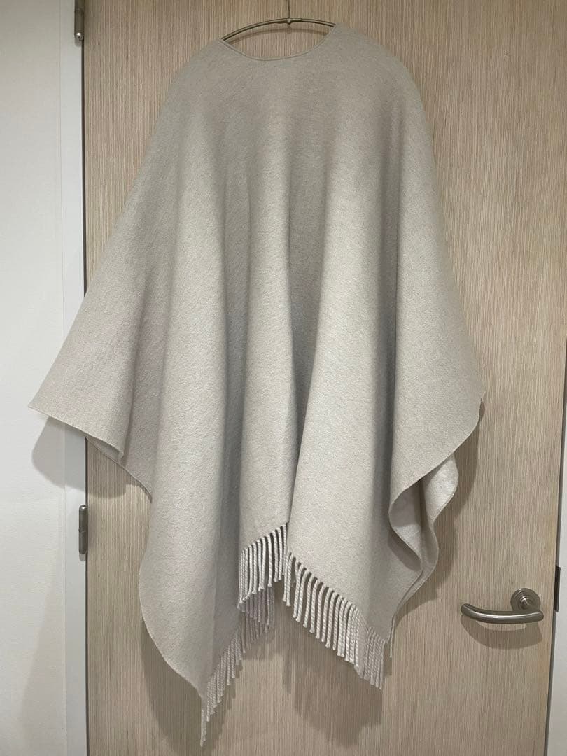 フェンディ　ポンチョ　ストール　コート　ショール　ウールカシミア