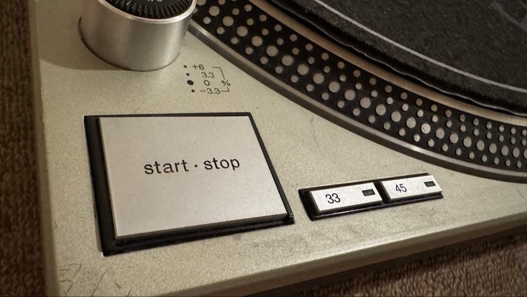 り*り様 Technics SL-1200MK3Dターンテーブル 起動、接続は確