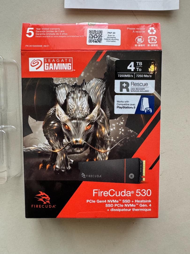 ラ*ア様 超高速M.2 SSD 4TBヒートシンク付き