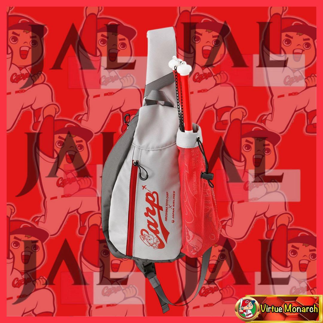 JALxCarp メガホンが入るスリングショルダーバッグ　広島東洋カープ