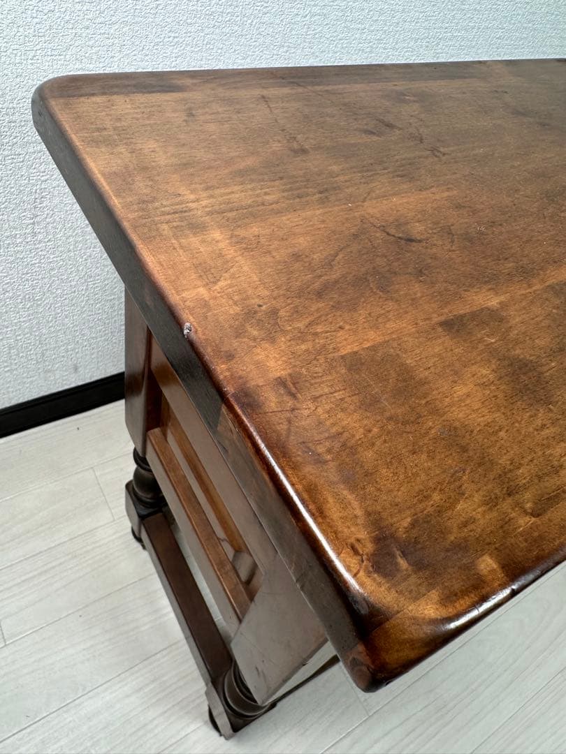 カントリースタイル 木製 サイドテーブル ベッドサイド チェスト ※i4※