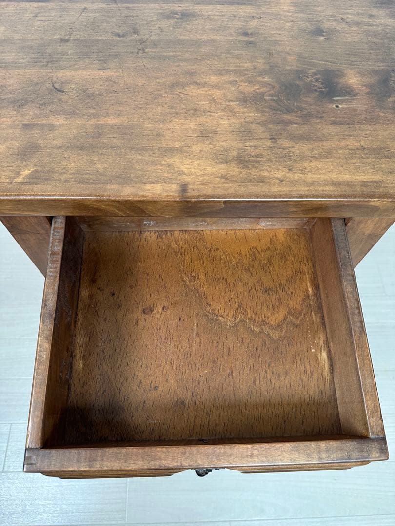 カントリースタイル 木製 サイドテーブル ベッドサイド チェスト ※i4※