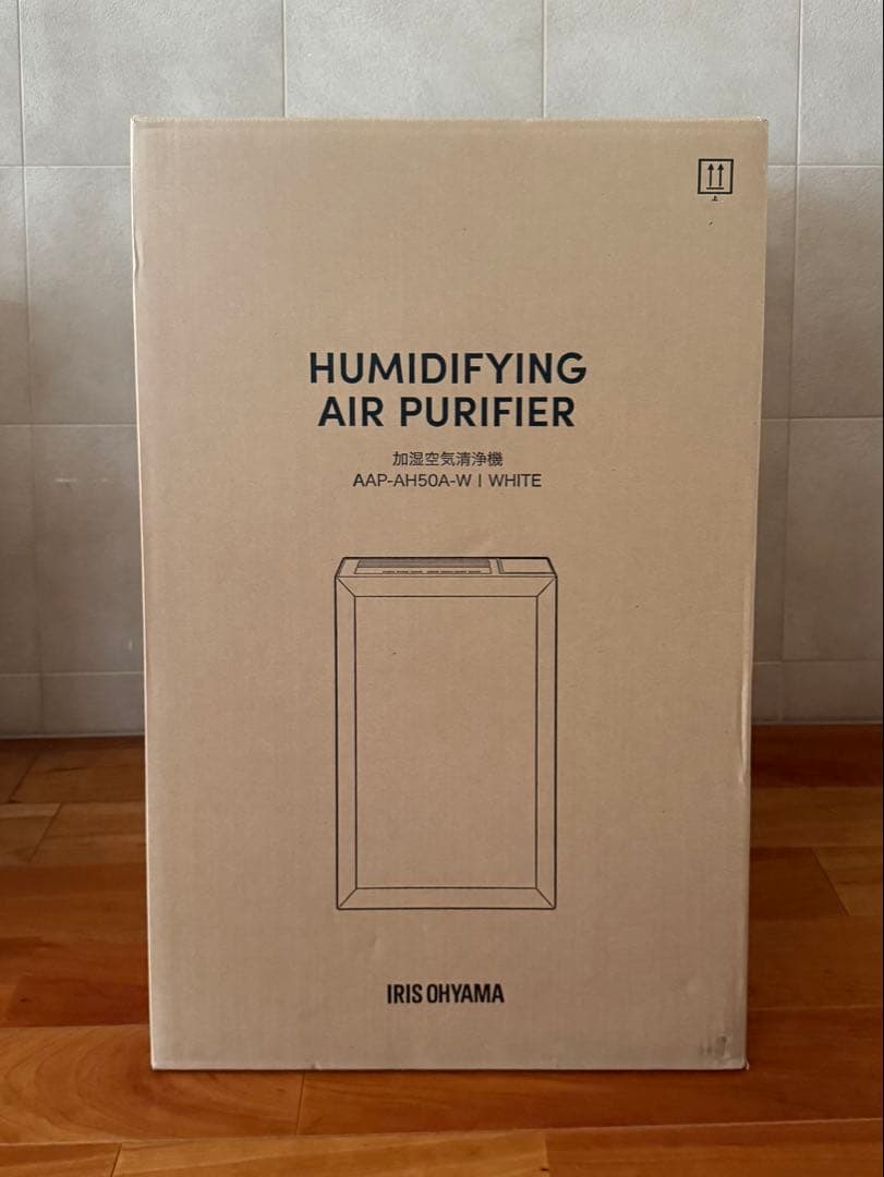 加湿機能付き空気清浄機 AAP-AH50A-W ホワイト