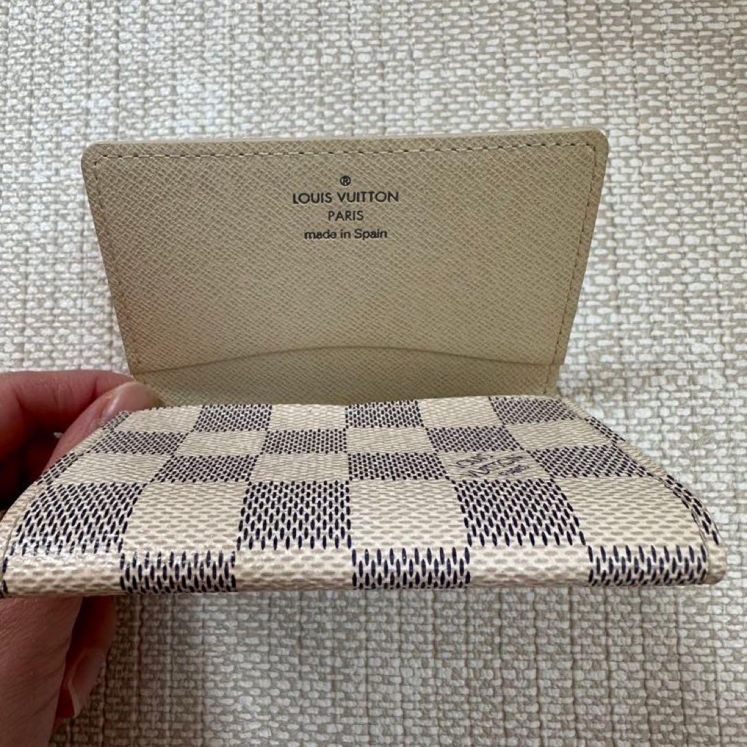 LOUIS VUITTON ダミエアズール カードケース　男女兼用