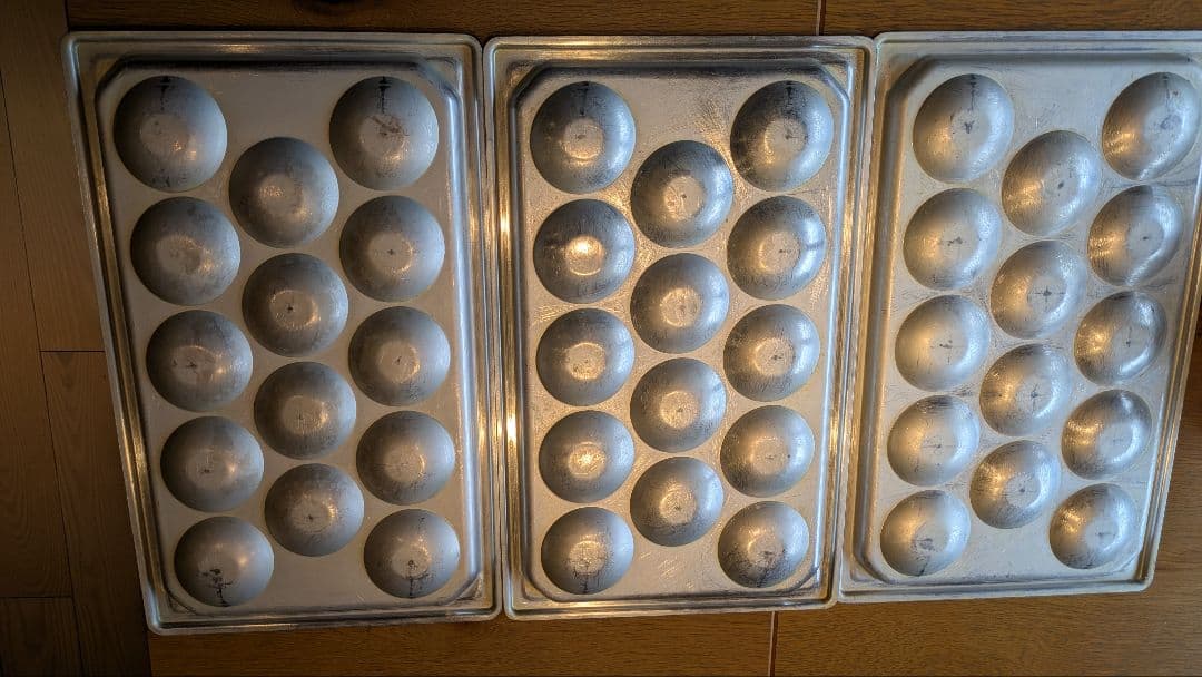 エッグパン3枚セット フッ素加工　ノンスティックエッグパン　業務用