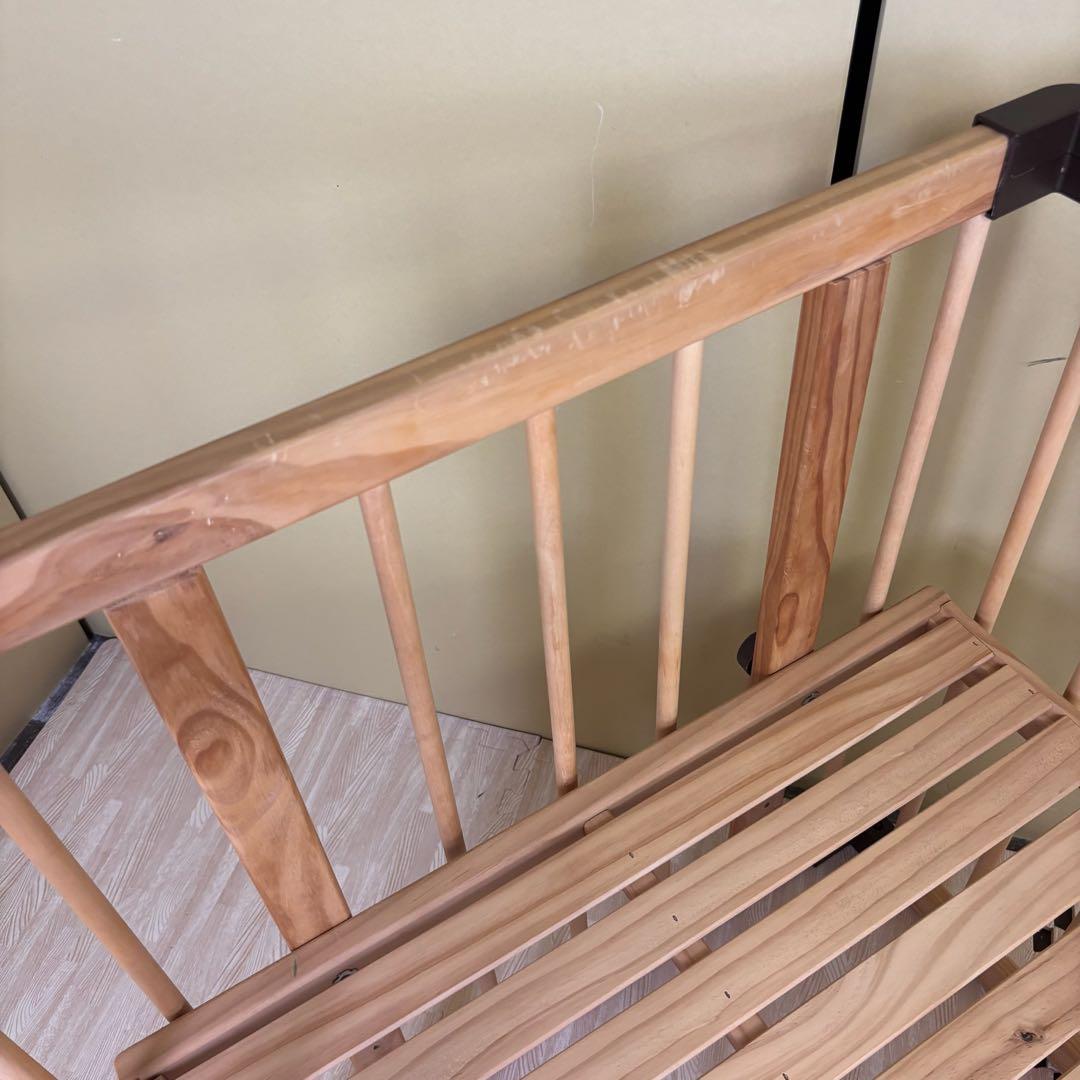 ☆除菌清掃済☆　ファルスカ　ベッドサイドベッド　ナチュラル