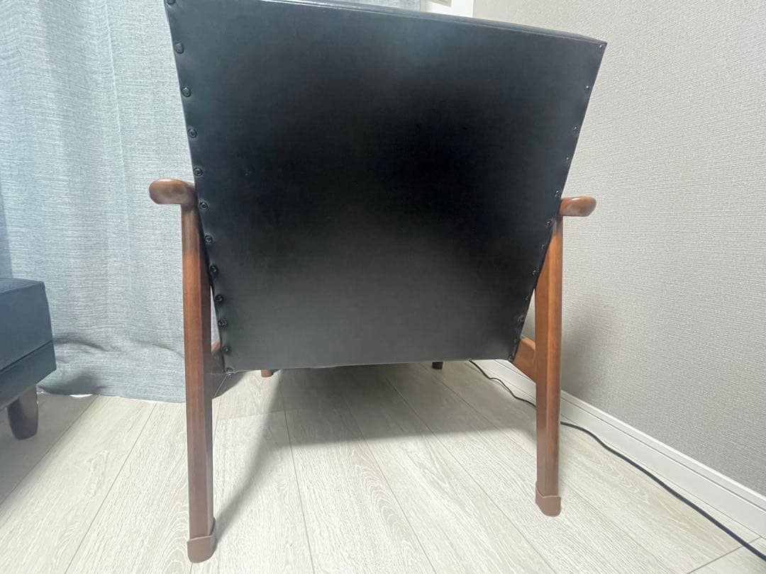 【引き取り限定】カリモクKチェア1シーター+オットマン