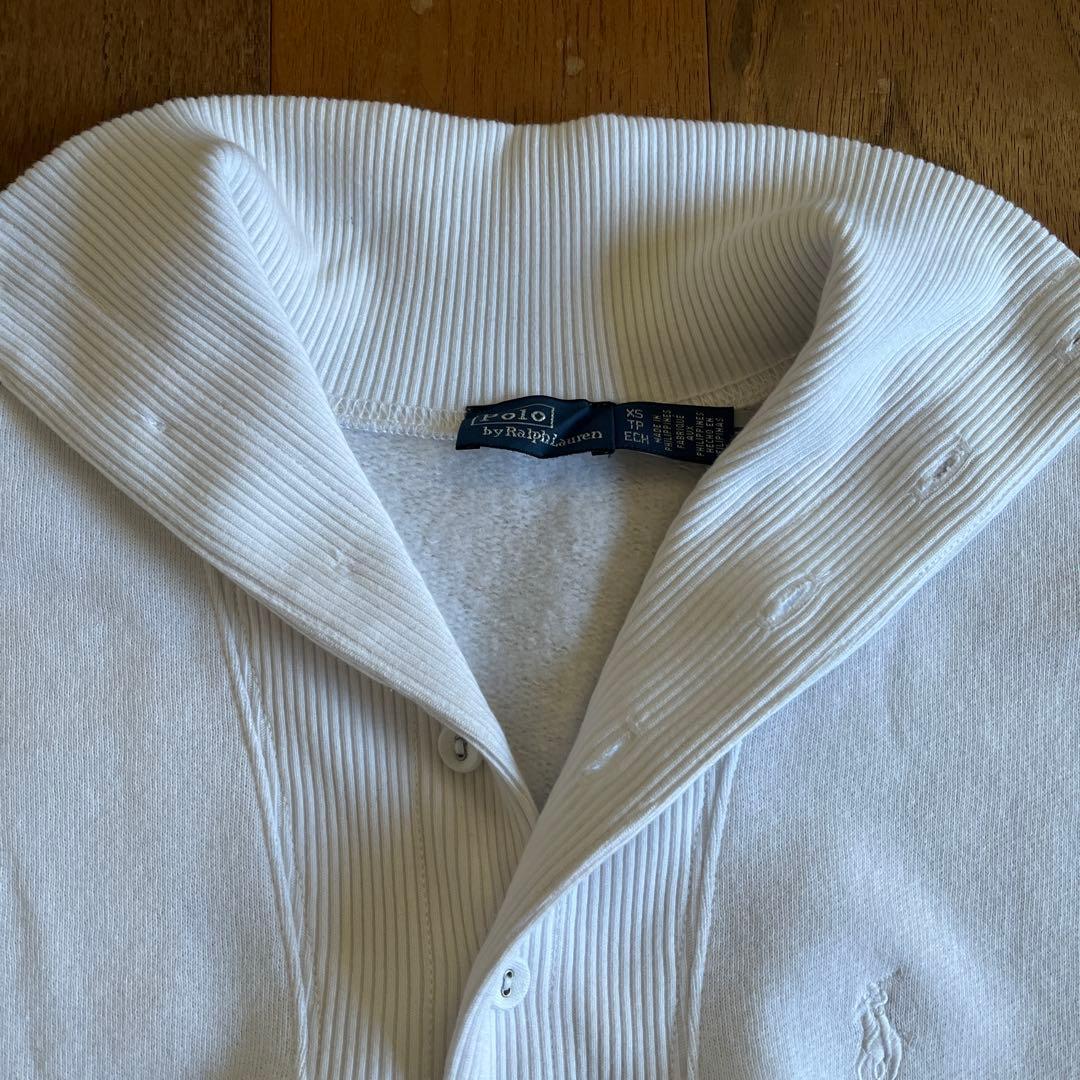 POLO RALPH LAUREN リブトリム モックネック プルオーバー　XS