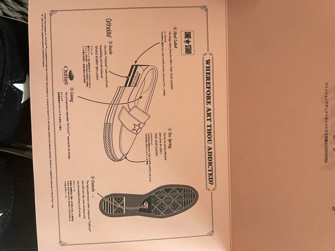 ユナイテッドアローズ購入CONVERSE アディクトワンスター ローファー25