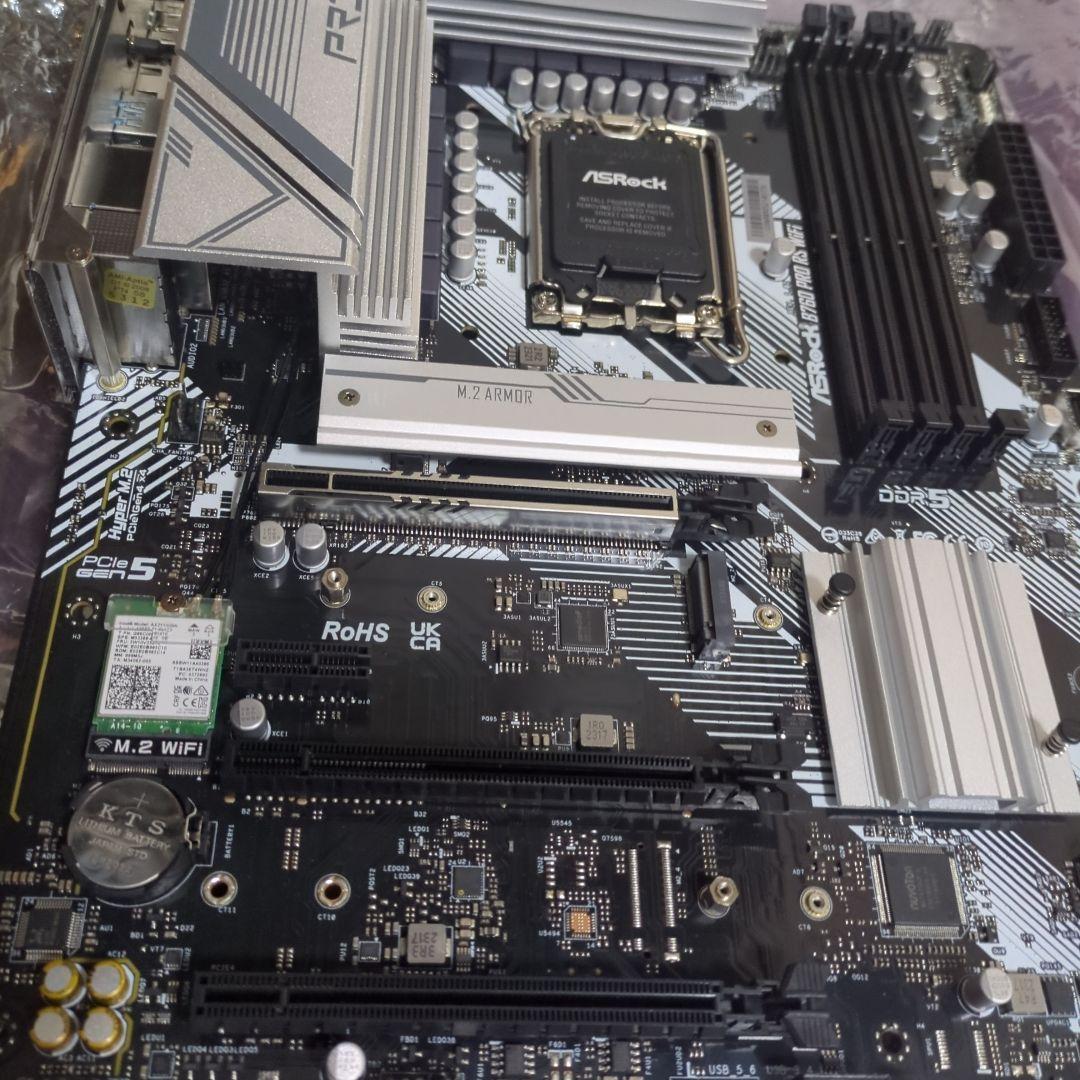 ASRock B760pro rs wifi ドスパラ限定 中古マザーボード本体