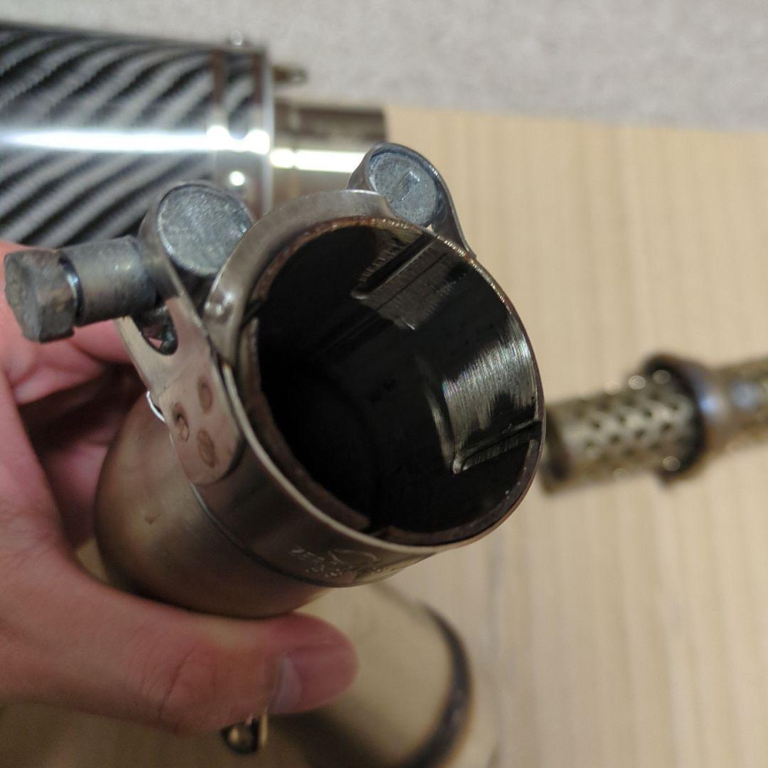 SV650 SCORPION セルケトテーパー スリップオンマフラー