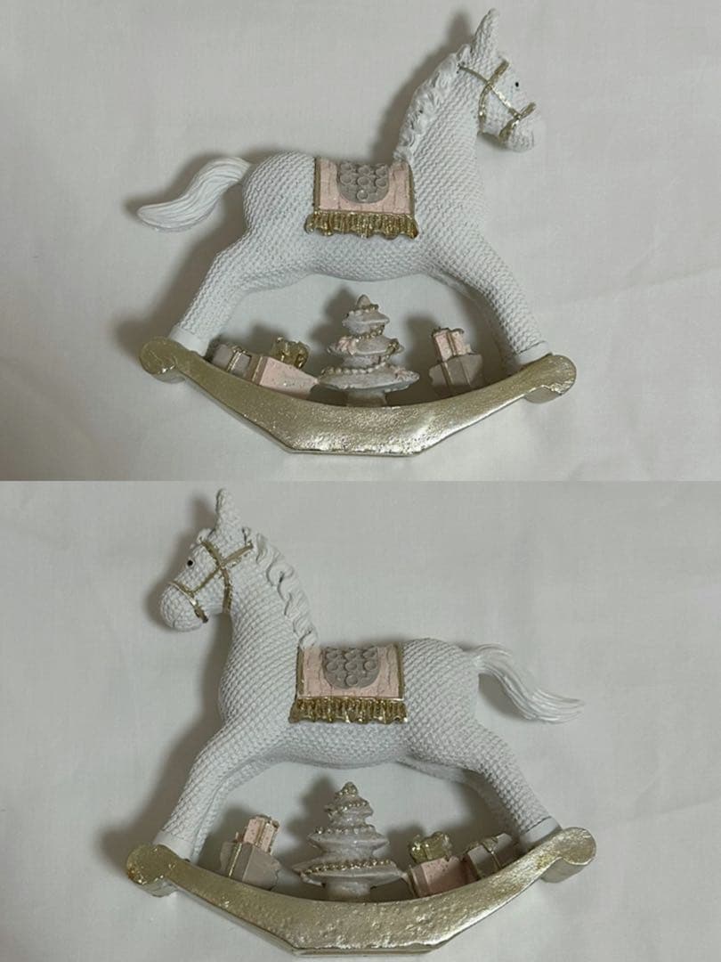 クリスマス 飾り オブジェ 置物 ピンク