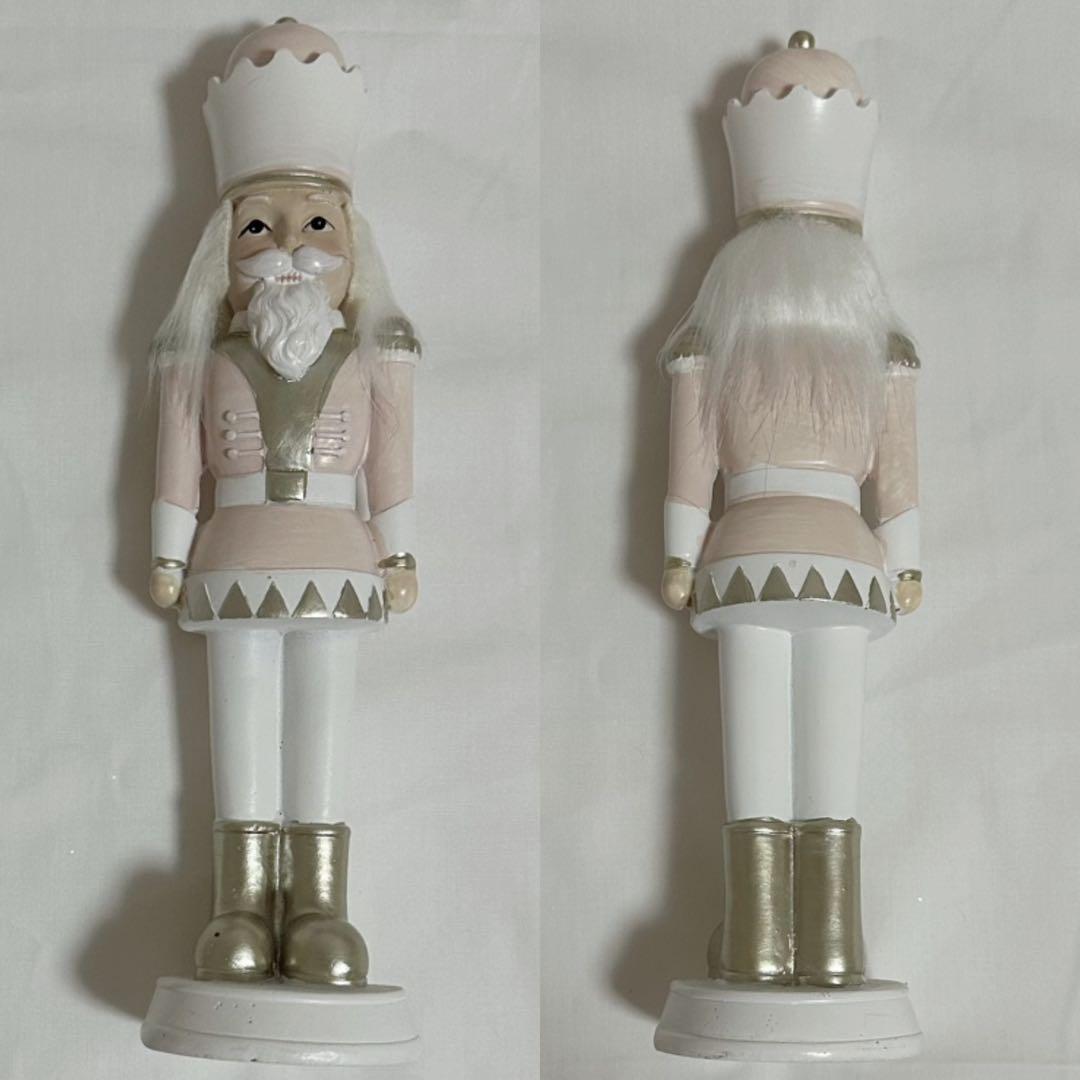 クリスマス 飾り オブジェ 置物 ピンク