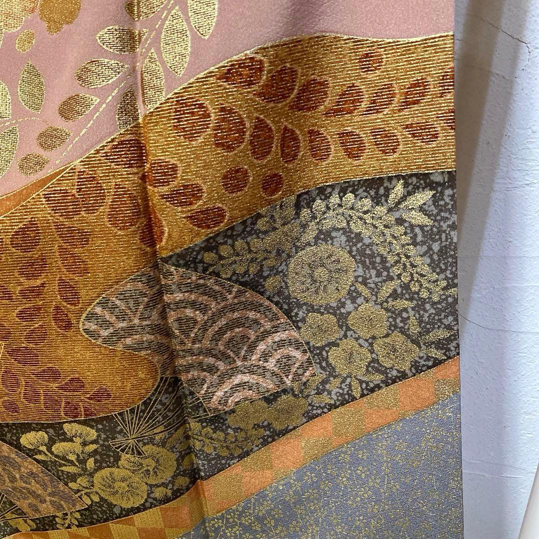 【専用】着物-辻が花着物157【訪問着作家物】家紋入り上質美品 格調高い他３点