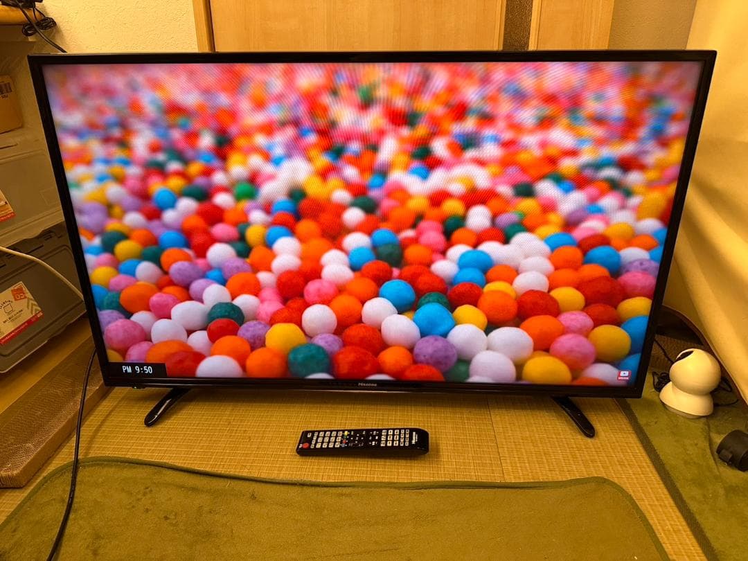 ハイセンス hisense 43型　テレビ HJ43K3120　17年　極々美品