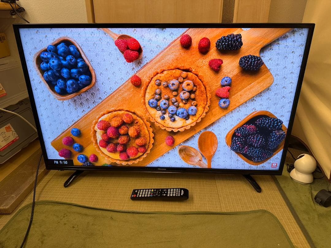 ハイセンス hisense 43型　テレビ HJ43K3120　17年　極々美品