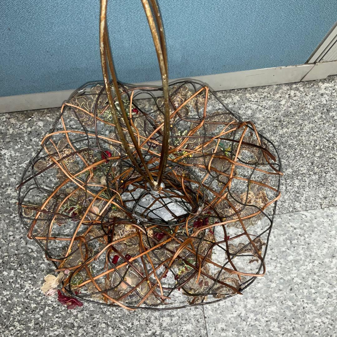 バレエ　アート　バレエチュチュ　ディスプレイ　アイアンオブジェ