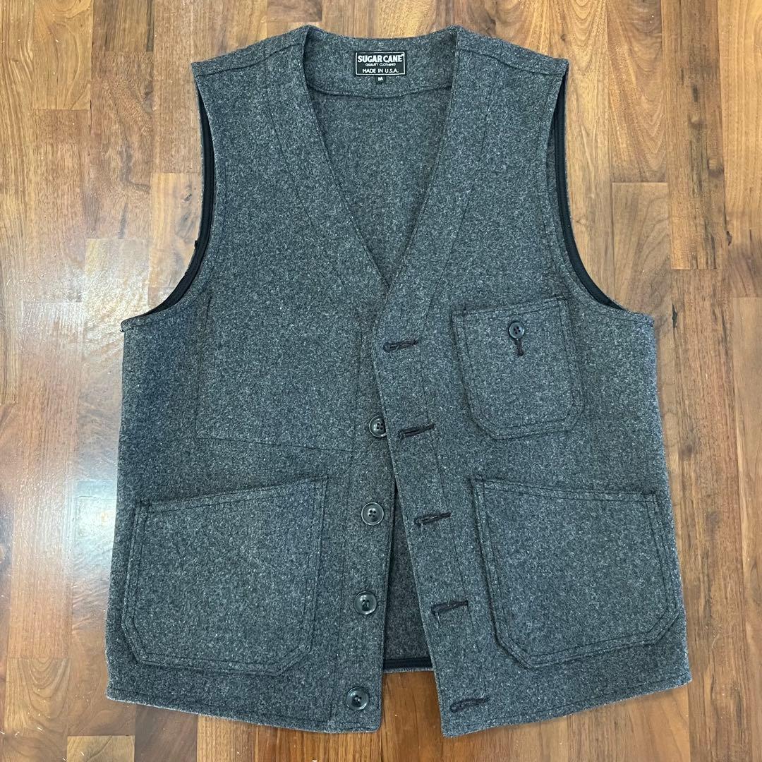の*り様 シュガーケーン ウール ベスト M Sugar Cane WOOL V