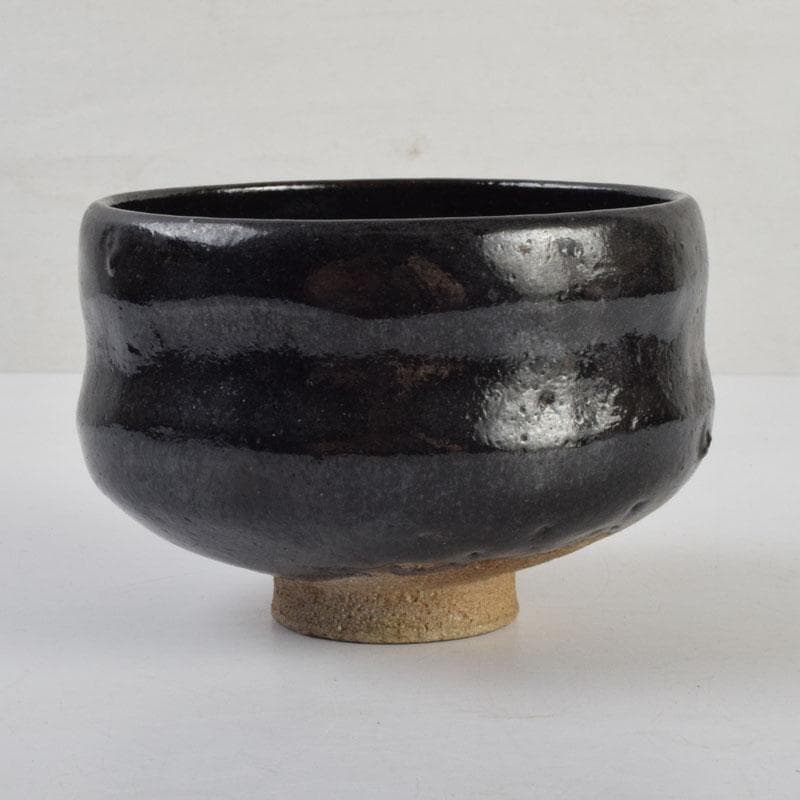 茶道具　楽吉左衛門　黒楽茶碗　V　8866