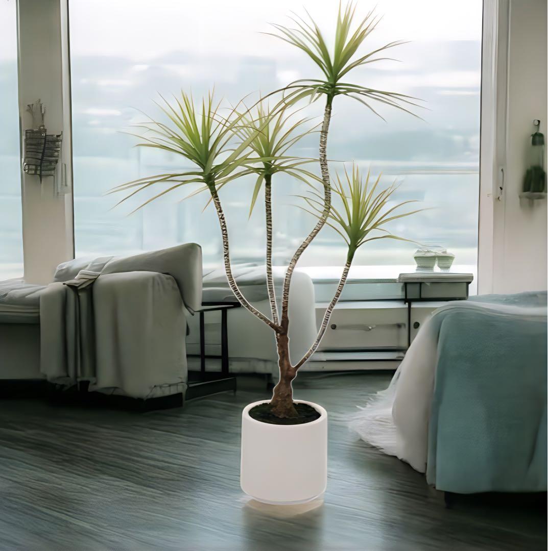 光触媒　人工観葉植物　ウォールきグリーン　フェイクグリーン　ドラセナポット110