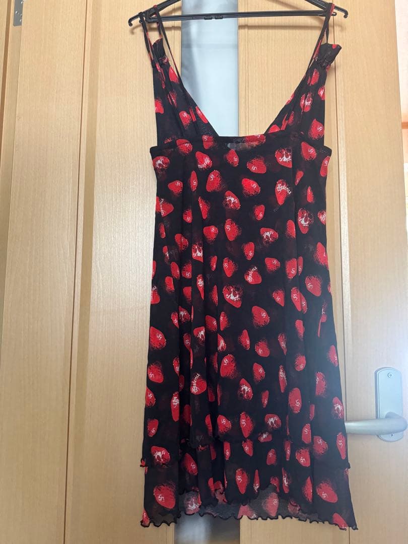 ヒステリックグラマースカルベリースカルドクロキャミワンピース