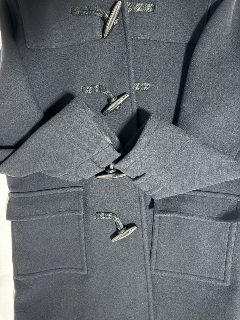 AURALEE (オーラリー) ヘビーメルトンダッフルコート ブラック/5