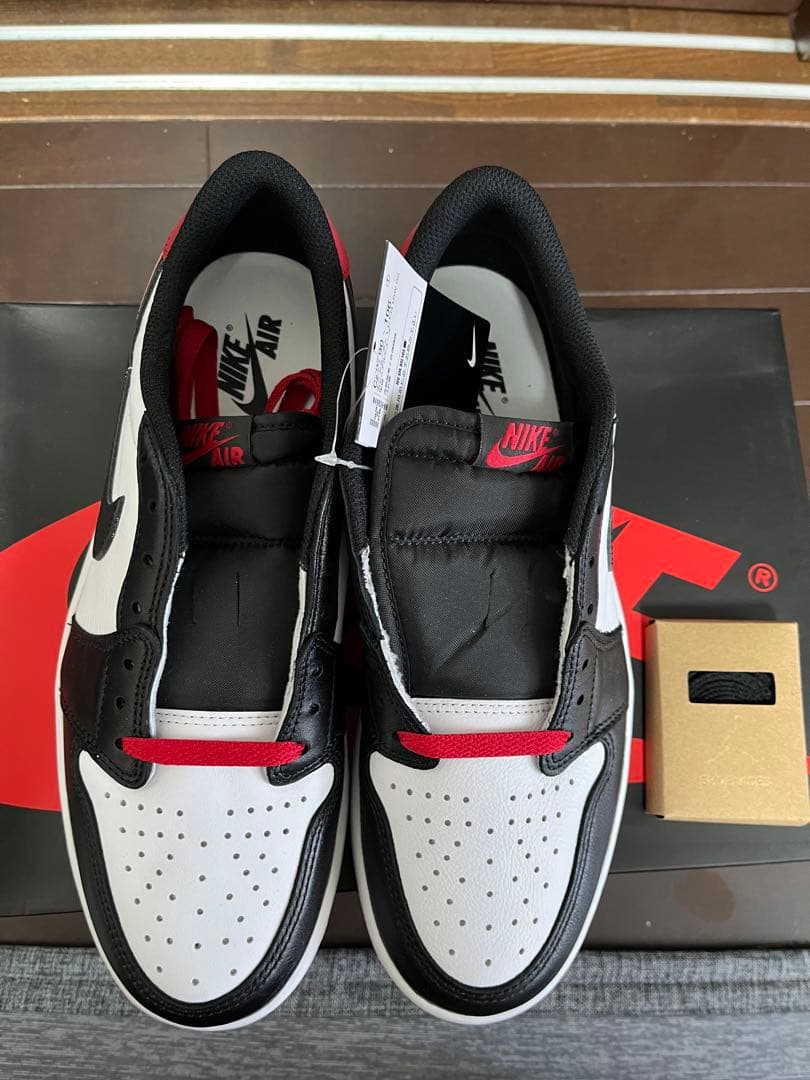 シューズ(男性用) Nike Air Jordan 1 Retro Low OG Black Toe