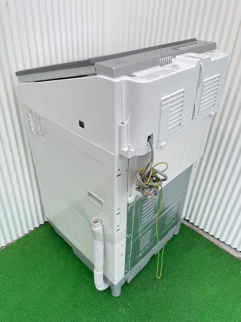 865シャープ 11kg洗濯乾燥機 熱乾燥 タッチパネル 超音波ウォッシャー搭載