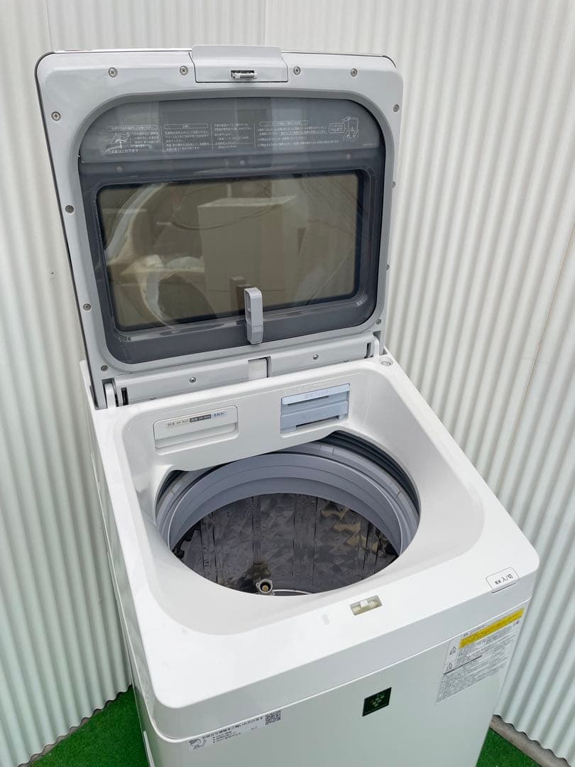 865シャープ 11kg洗濯乾燥機 熱乾燥 タッチパネル 超音波ウォッシャー搭載