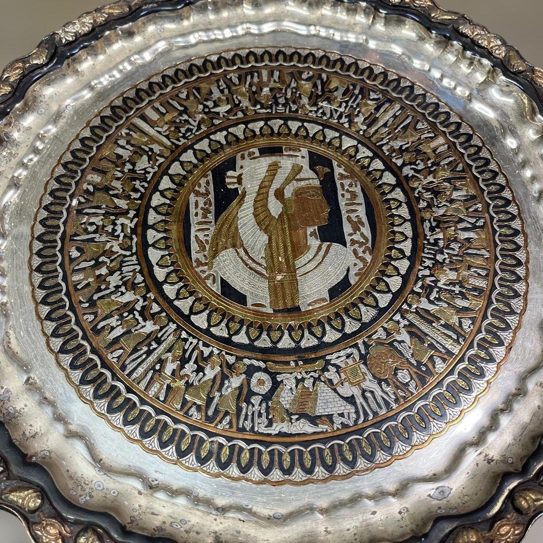 1 エジプト　プレート　大皿　壁掛け