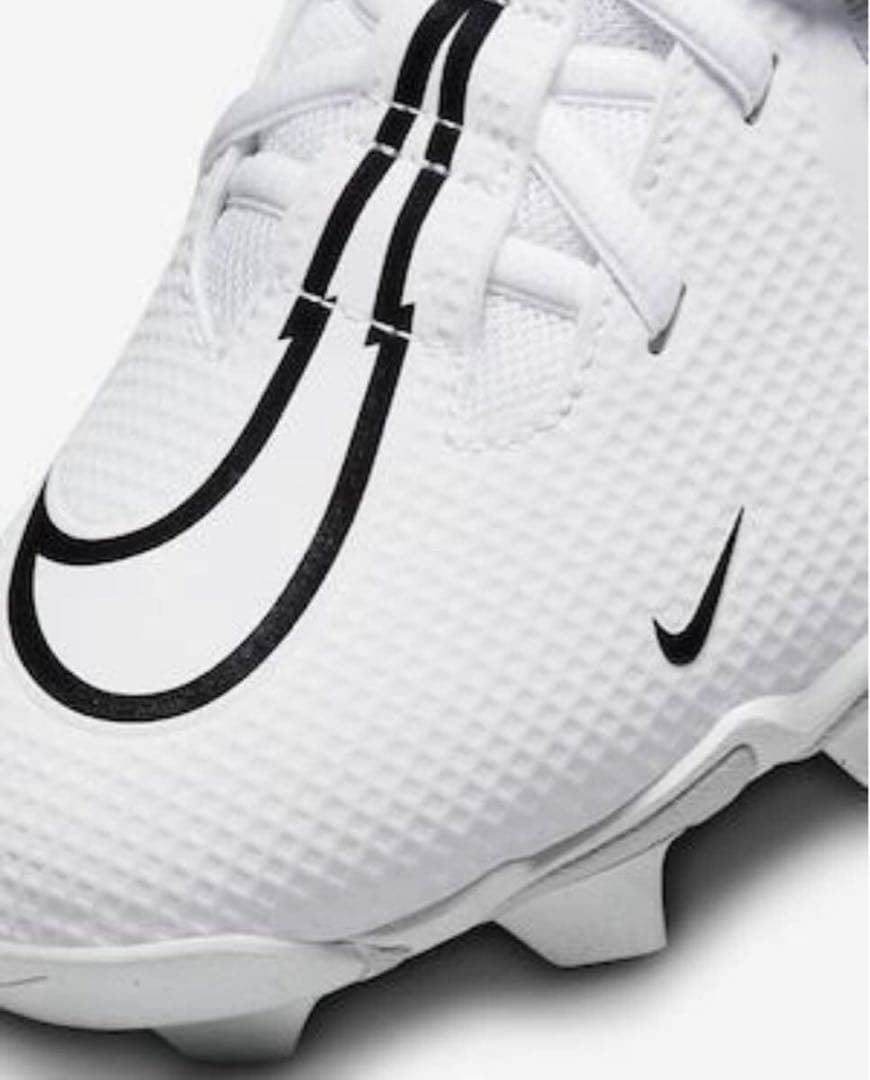 ナイキ 28 アルファメナス シャーク アメフト スパイク シューズ 靴 白