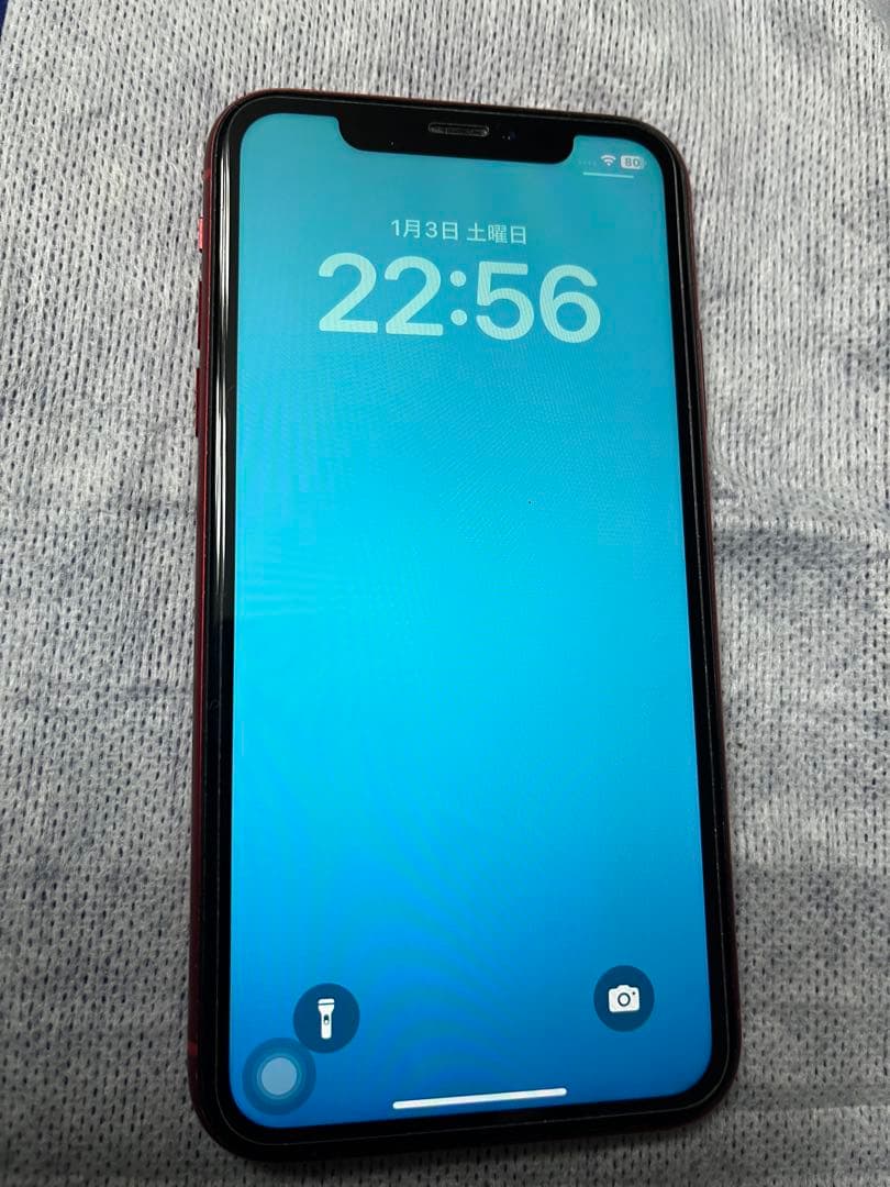 Apple iPhone XR レッド 128GB、本体付属品付き