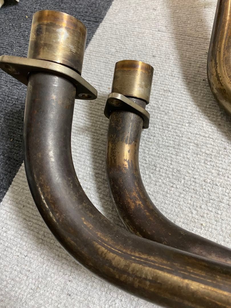 ステンレス マフラー 傷あり　XR250 部品あり