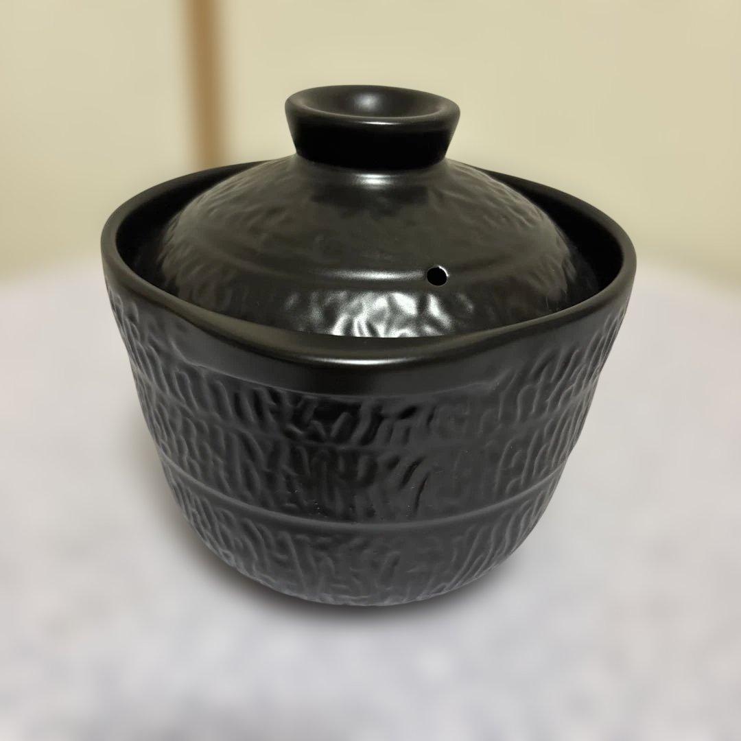 電子レンジ用ご飯炊き土鍋 2合