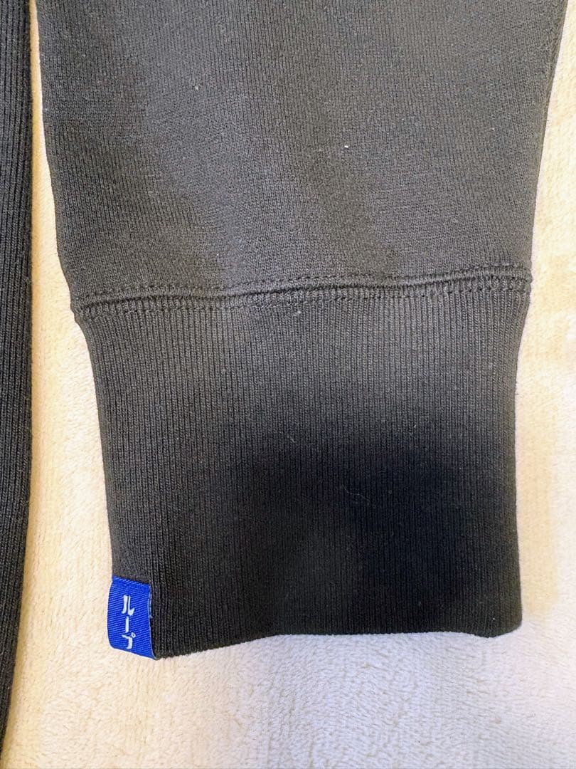 LOOPWHEELER ループウィラー　LW360 ブラック スウェット