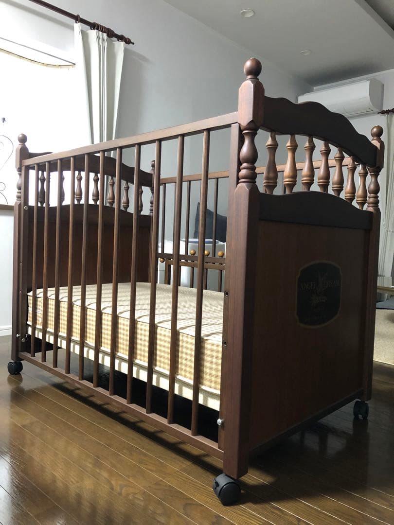 集金兵　　木製ベビーベッド 日本製