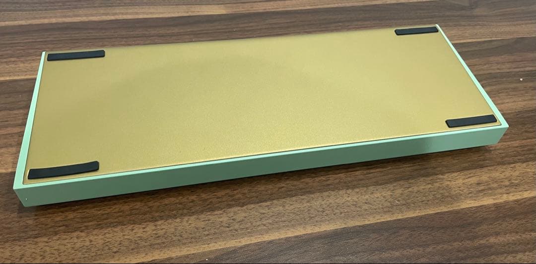 QwertyKeys QK65 R1 GREEN & GOLD メカニカル