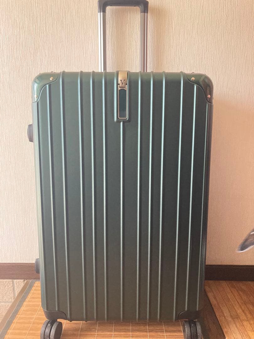 現役客室乗務員監修 スーツケース　4.2kg 92.5L グリーン L