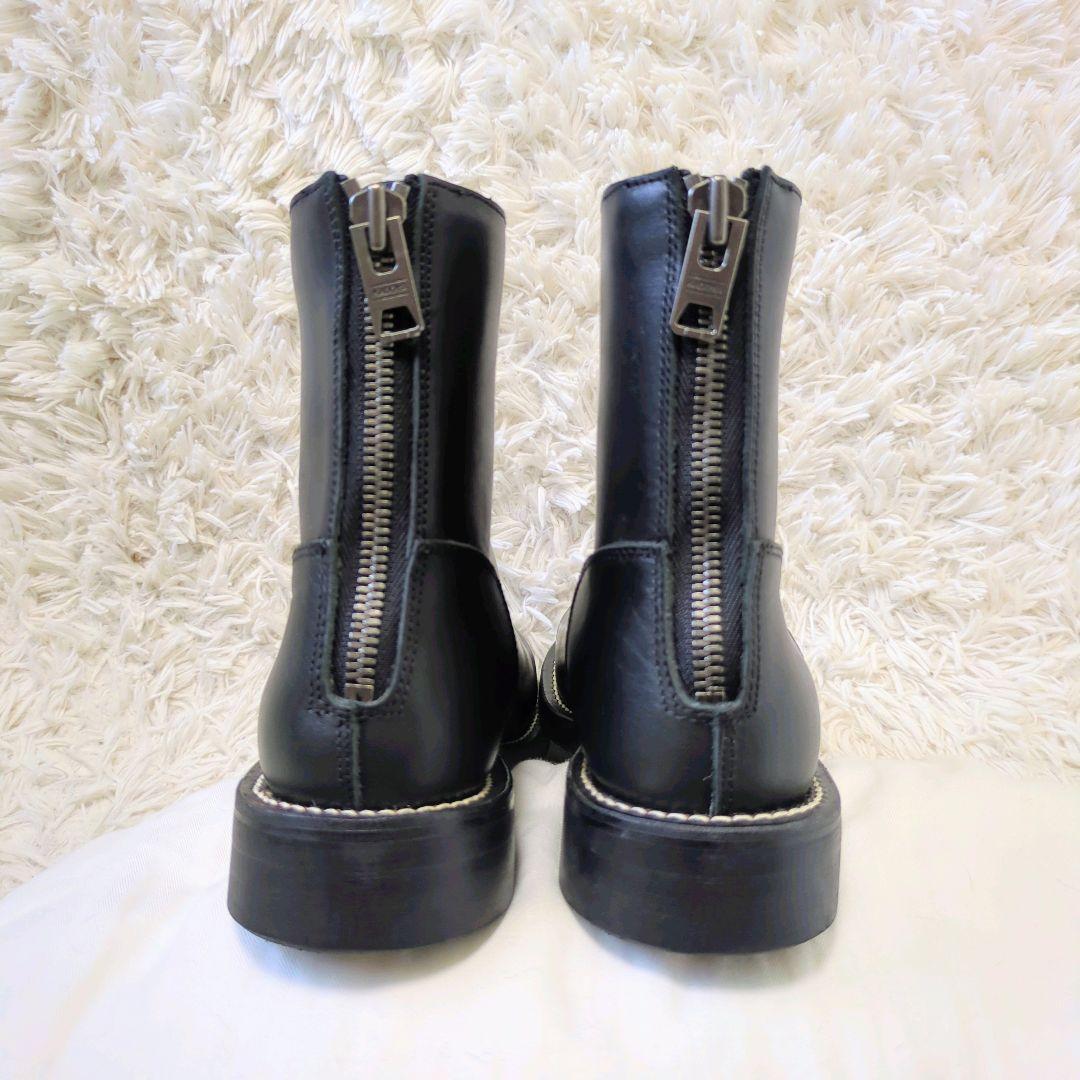 ⭕️美品⭕️　カドヤ　エレファンタス　バックジップブーツ　ブラック　25