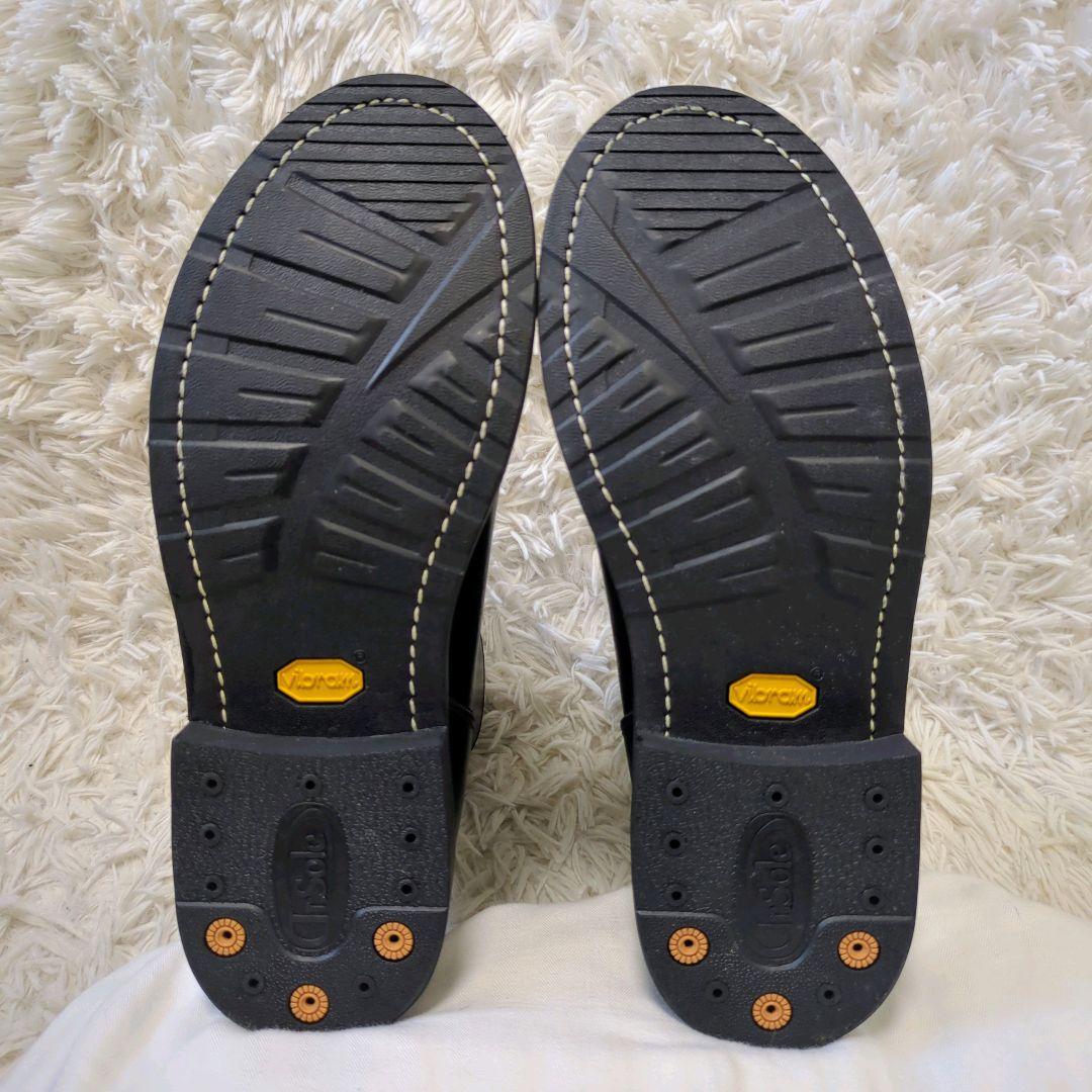 ⭕️美品⭕️　カドヤ　エレファンタス　バックジップブーツ　ブラック　25