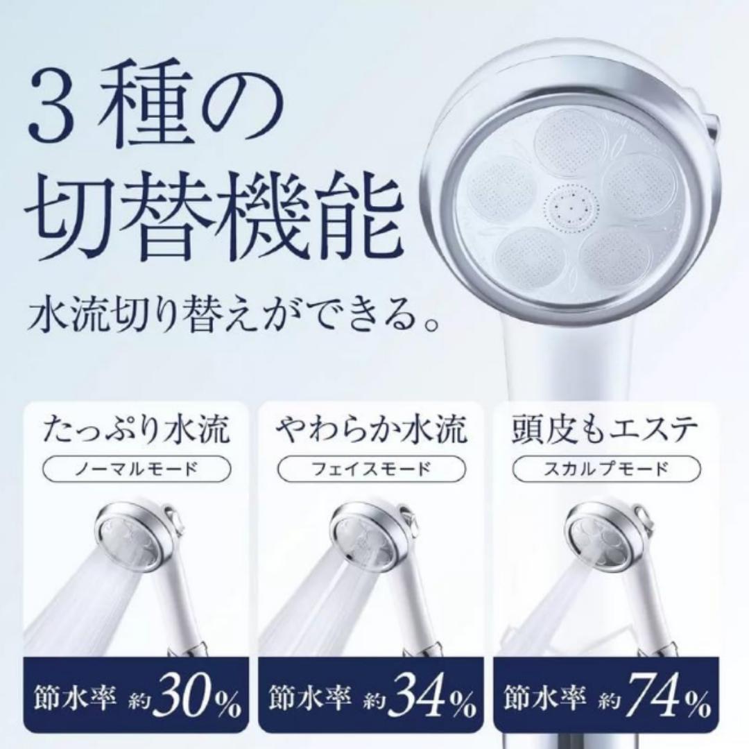 【こみのり３台分】ジャパンスター ナノバブルシャワーヘッド プラスシー