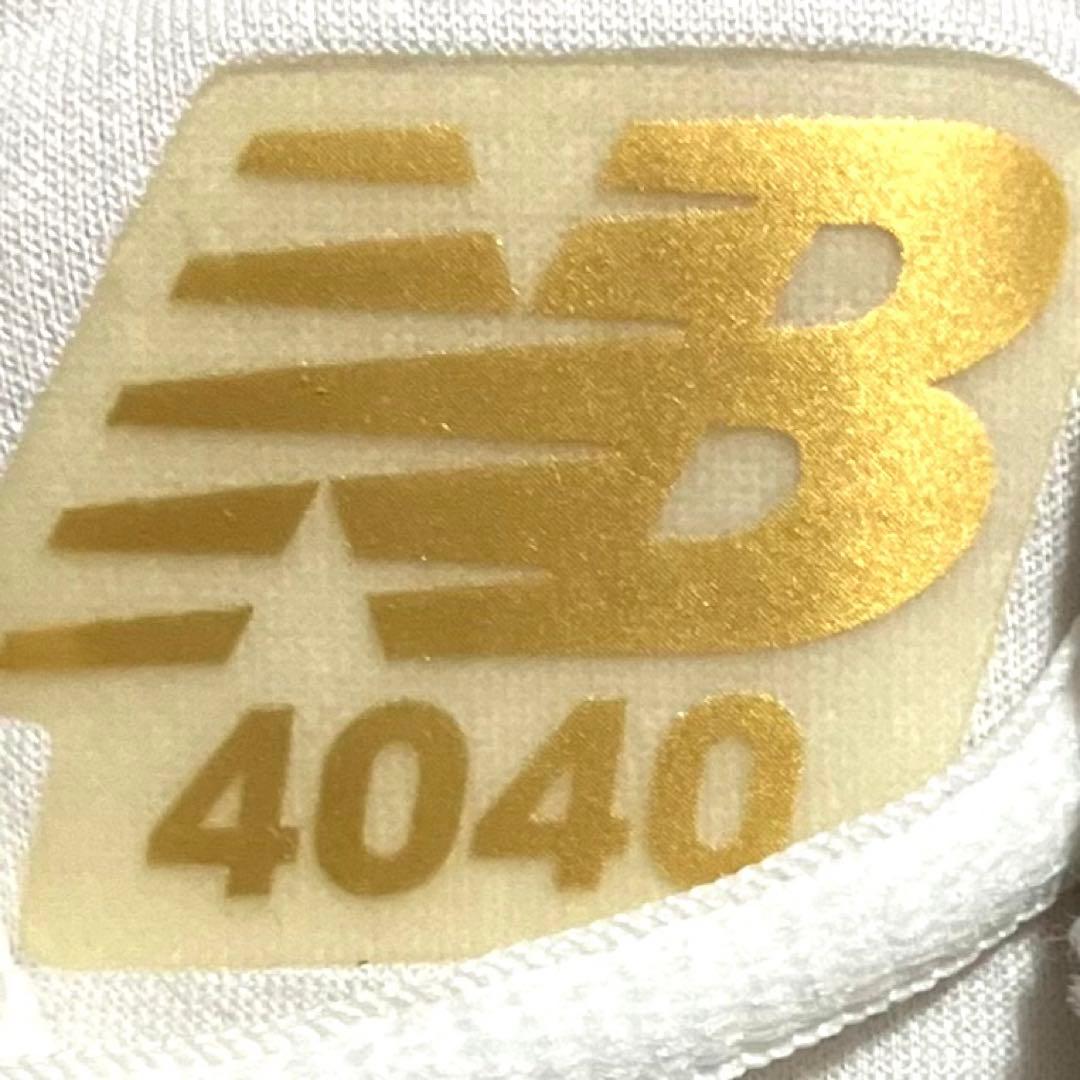 美品 New Balance 4040 MLBプレーオフモデル 白 26.5