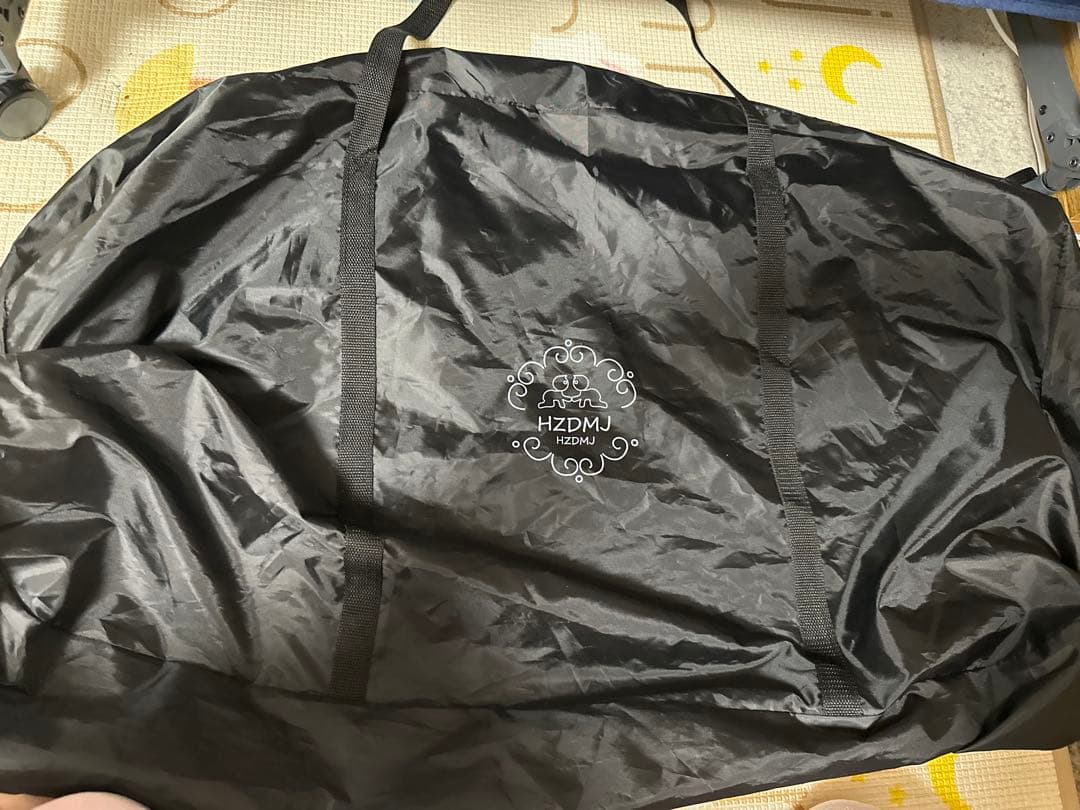 HZDMJ ベビーベッド ネイビー　美品