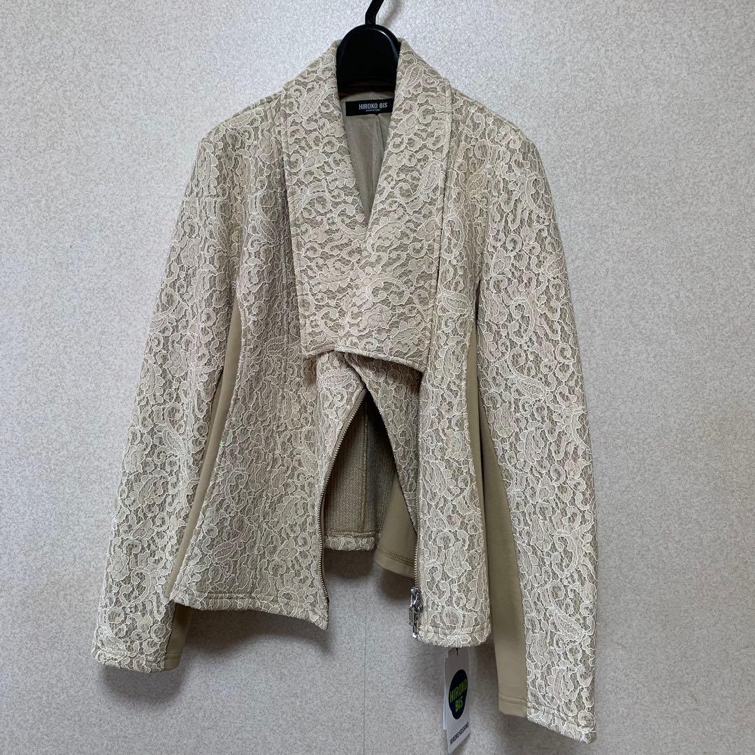 HIROKO BIS ヒロコビス　新品・未使用品　ジャケット　ライダース風