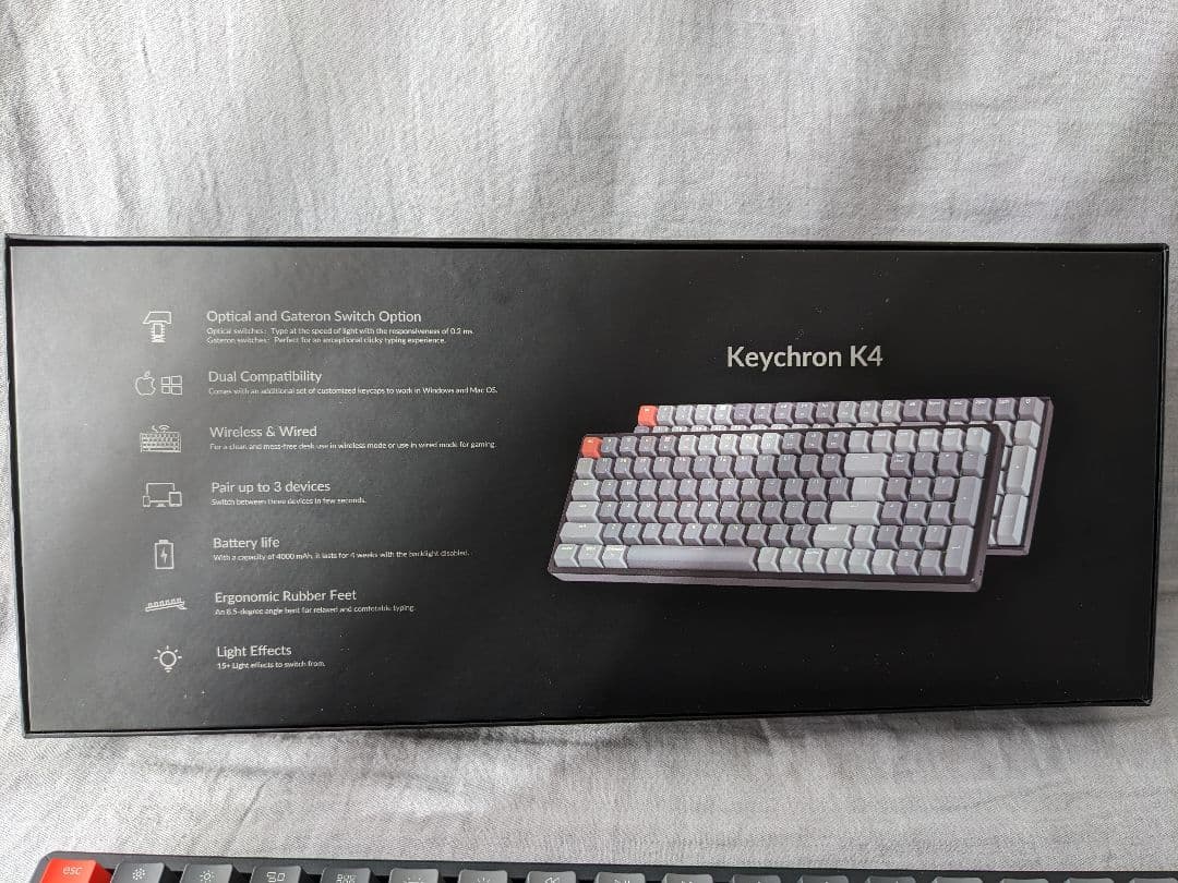 Keychron K4 Version2 K4J3 軸変更品