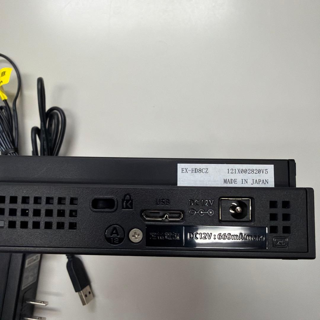 IO-DATE 外付けHDD 8TB EX-HD8CZ 日本製