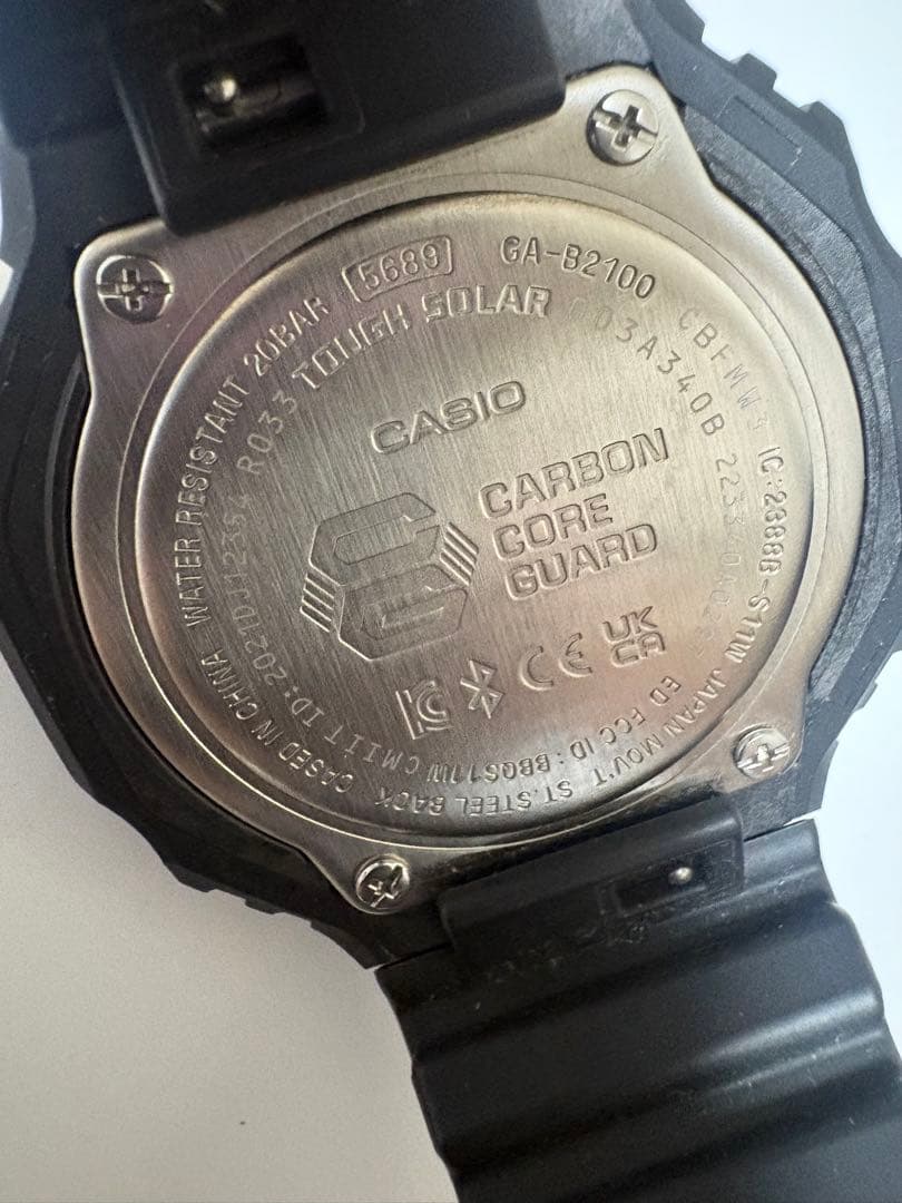 【美品】CASIO G-SHOCK GA-B2100-1A1JFブラック