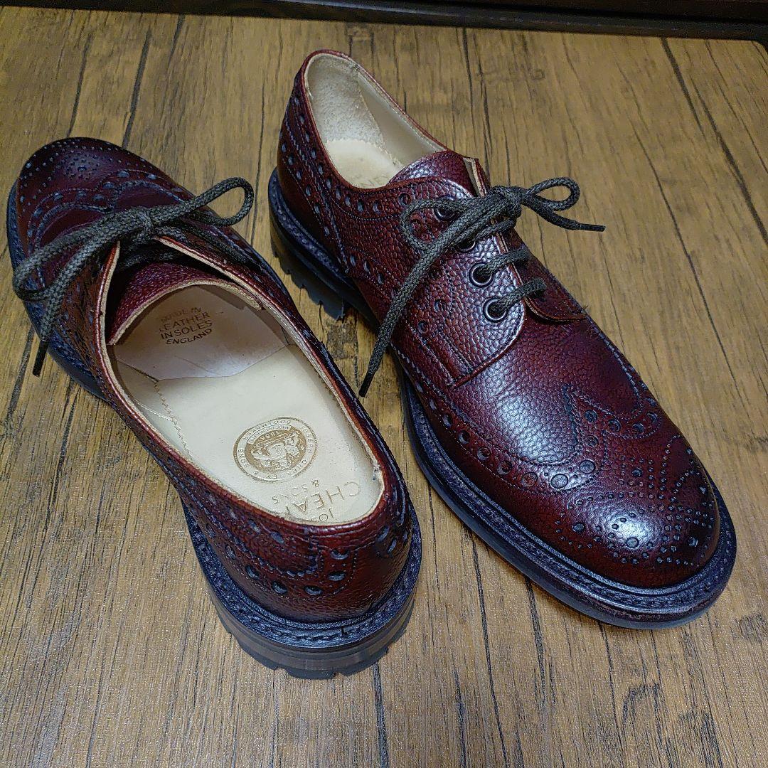 【新品同様】JOSEPHCHEANEY AVONC バーガンディグレイン 8 F