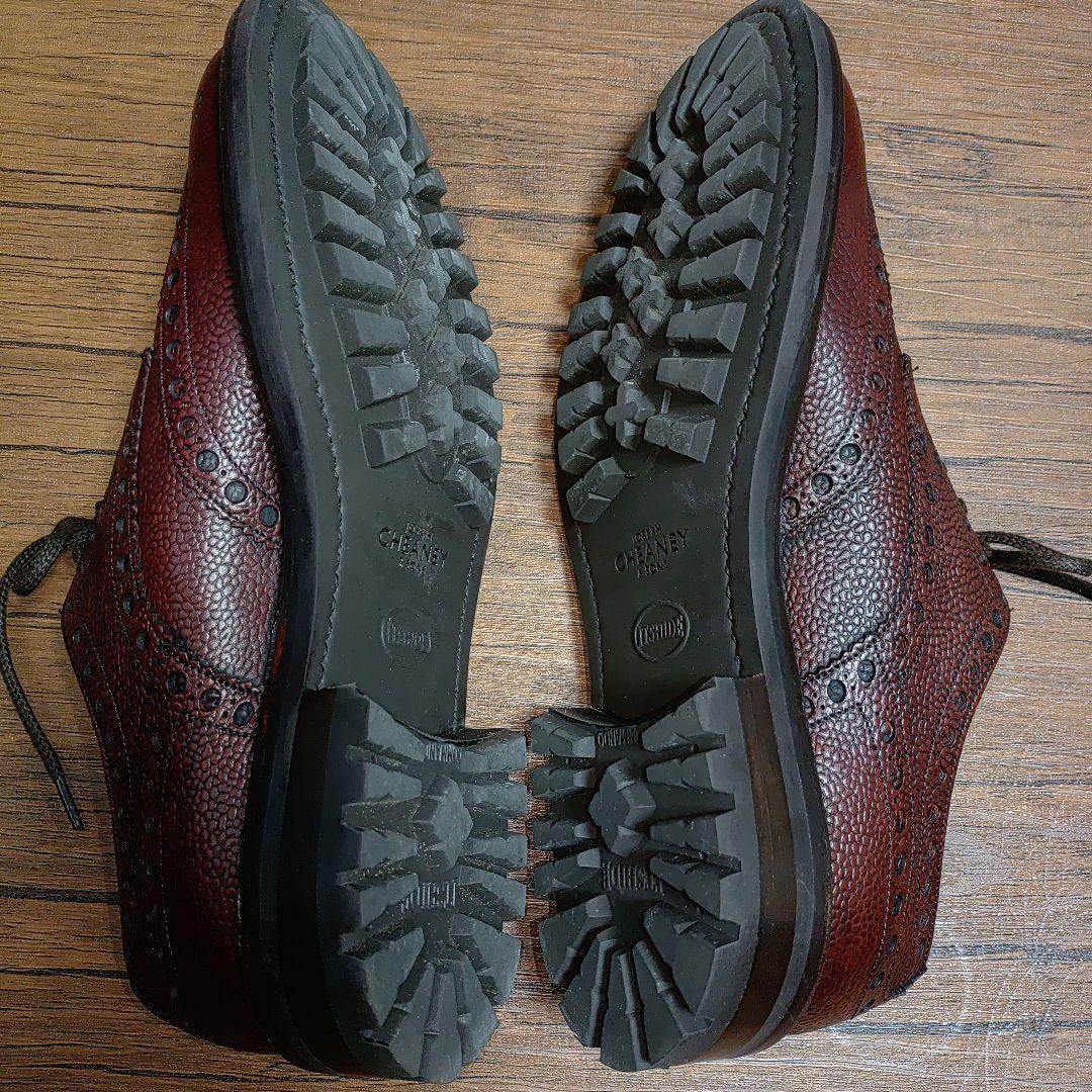 【新品同様】JOSEPHCHEANEY AVONC バーガンディグレイン 8 F