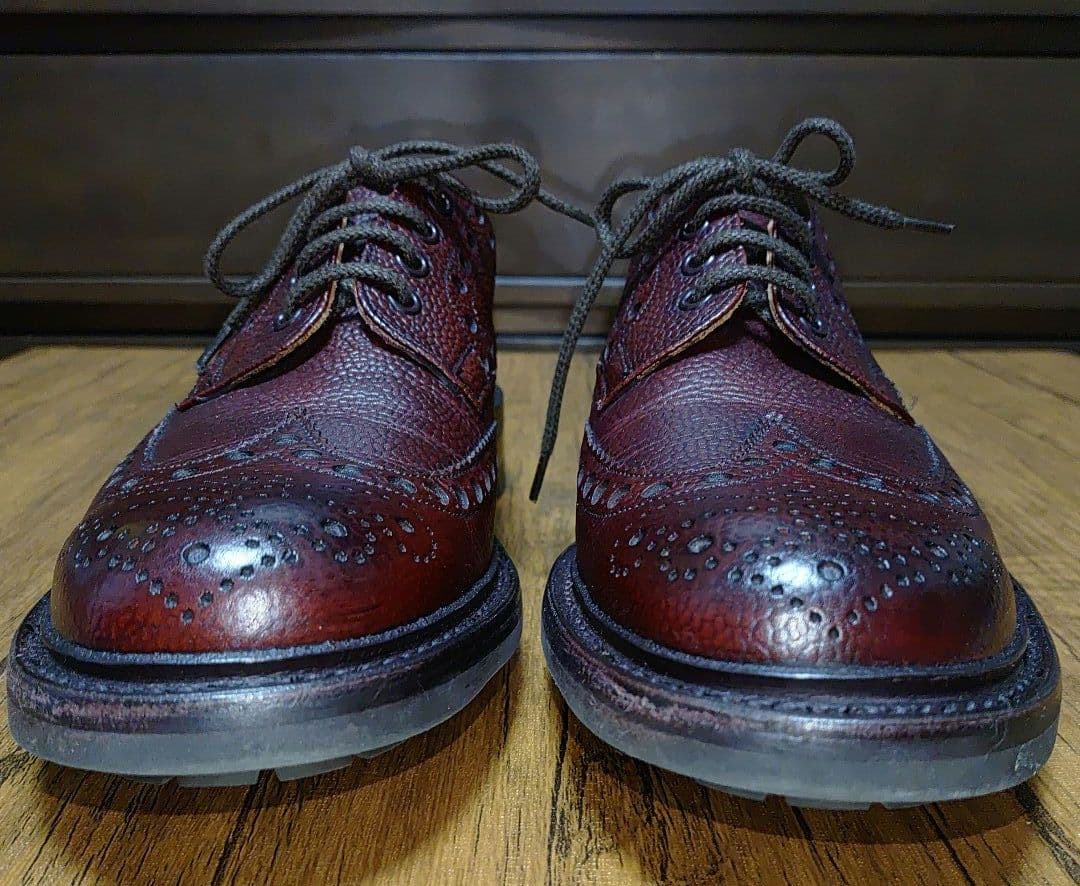 【新品同様】JOSEPHCHEANEY AVONC バーガンディグレイン 8 F